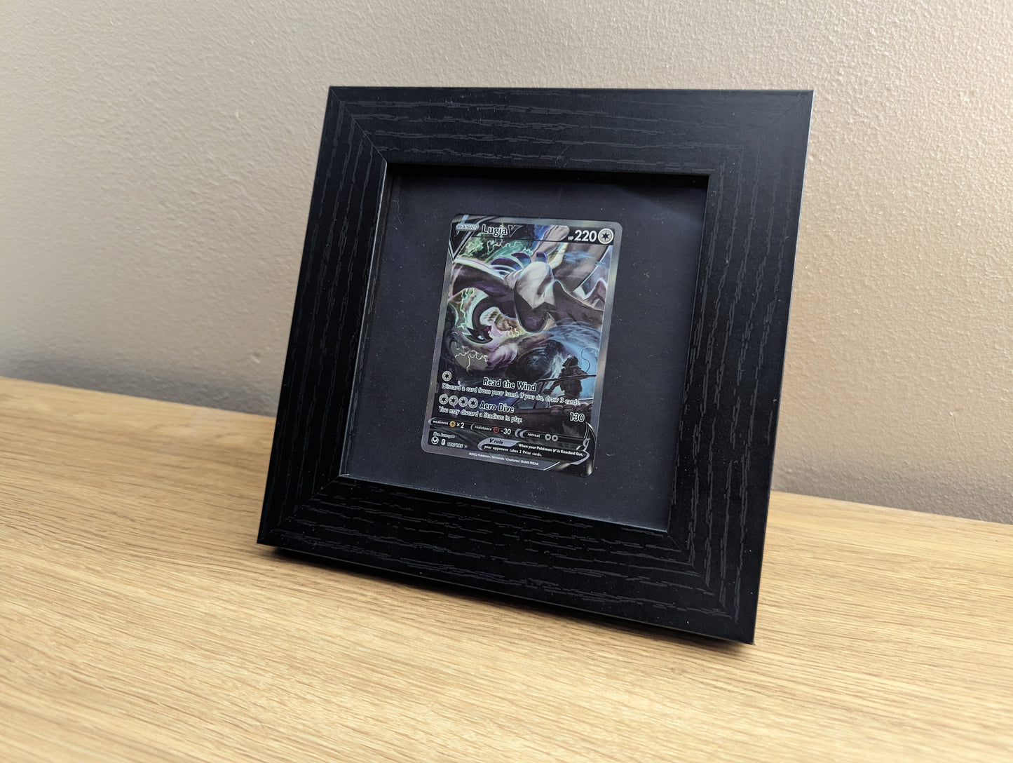 Single Pokémon card display frame - Black Frame